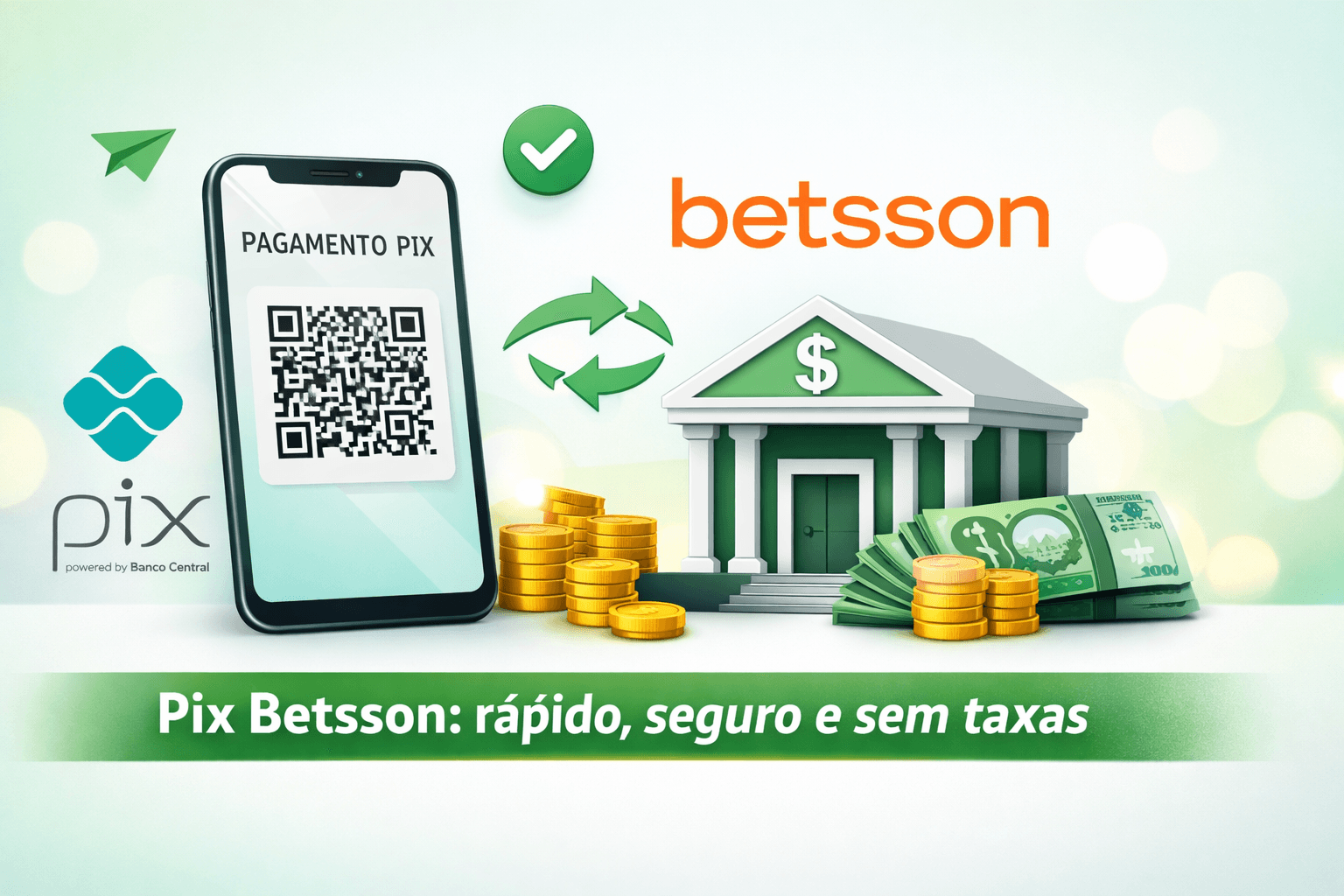Pix Betsson: Depósito e Saque Rápido, Seguro e Sem Taxas