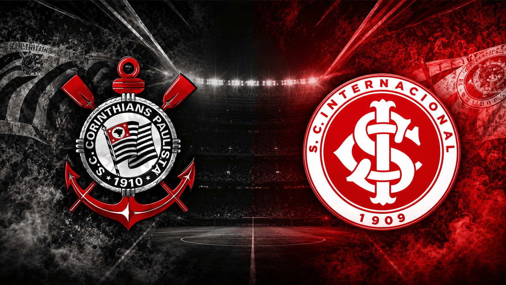 Confrontos entre Corinthians e Internacional.