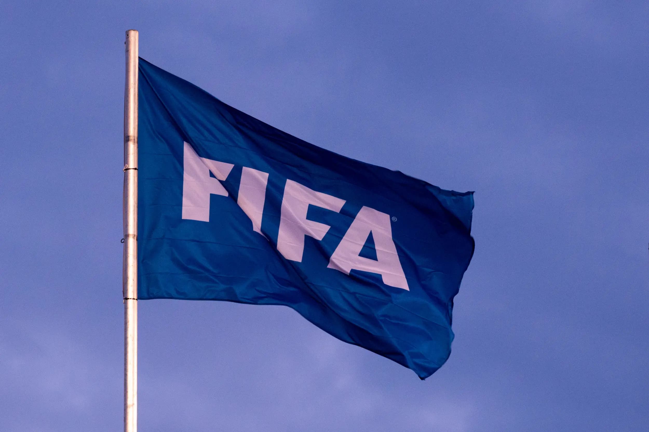 Bandeira azul da FIFA.